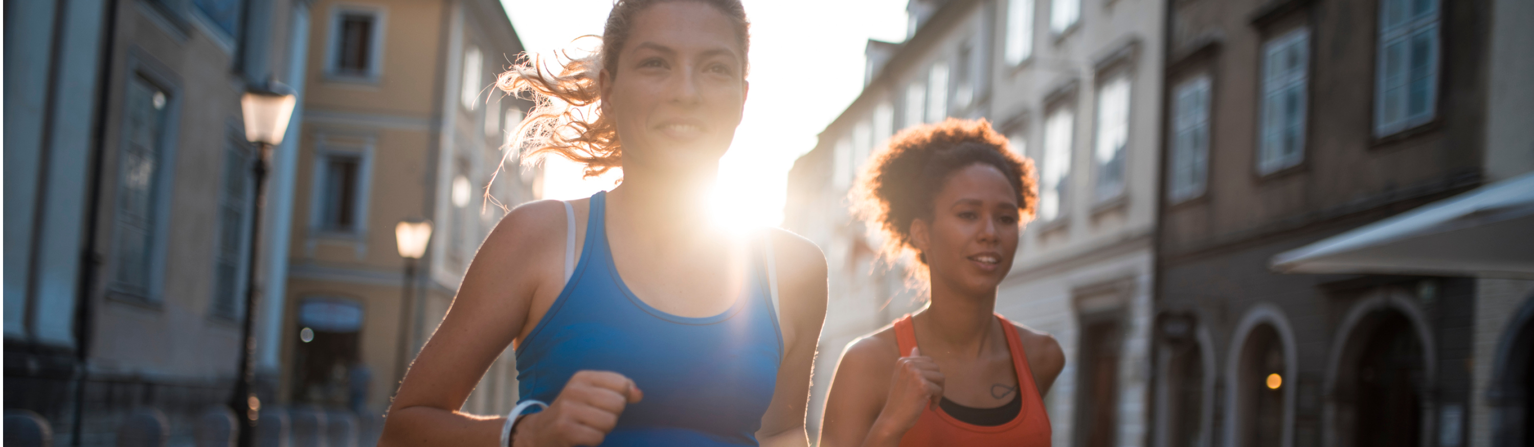 Girls running